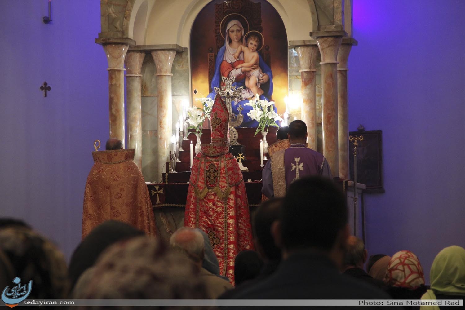 (تصاویر) جشن سال نو میلادی در کلیسای سرکیس مقدس