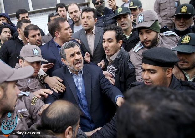 (تصاویر) فریادهای احمدی نژاد در حمایت از بقایی