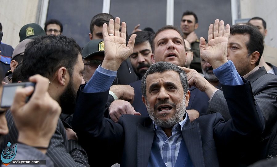 (تصاویر) فریادهای احمدی نژاد در حمایت از بقایی