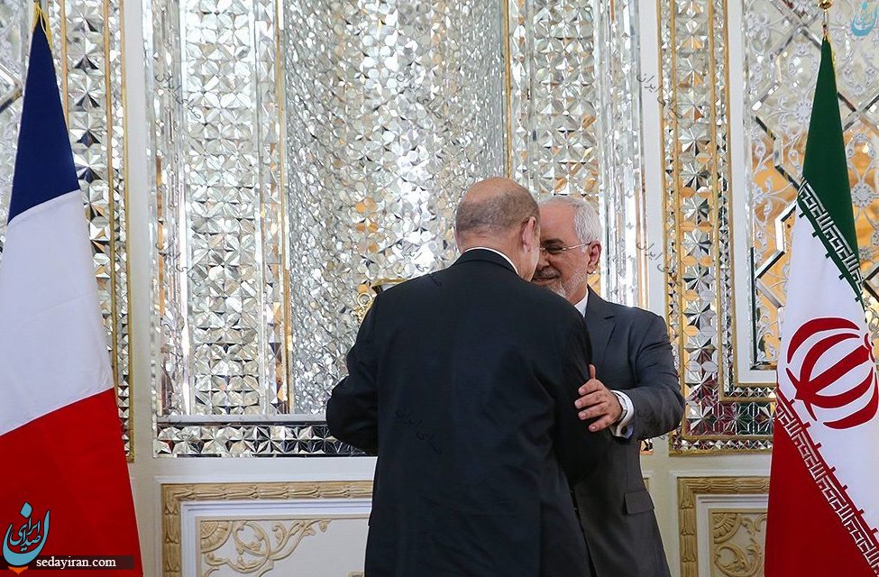 وزیر خارجه فرانسه با ظریف دیدار کرد
