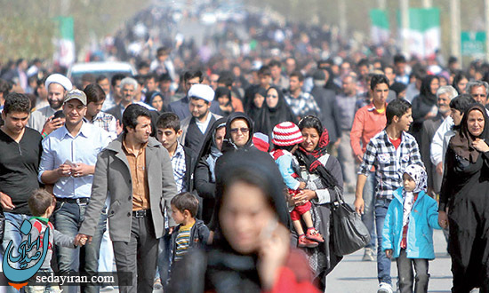 تعداد جمعیت ایران در آستانه سال 97 به 81 میلیون نفر رسید