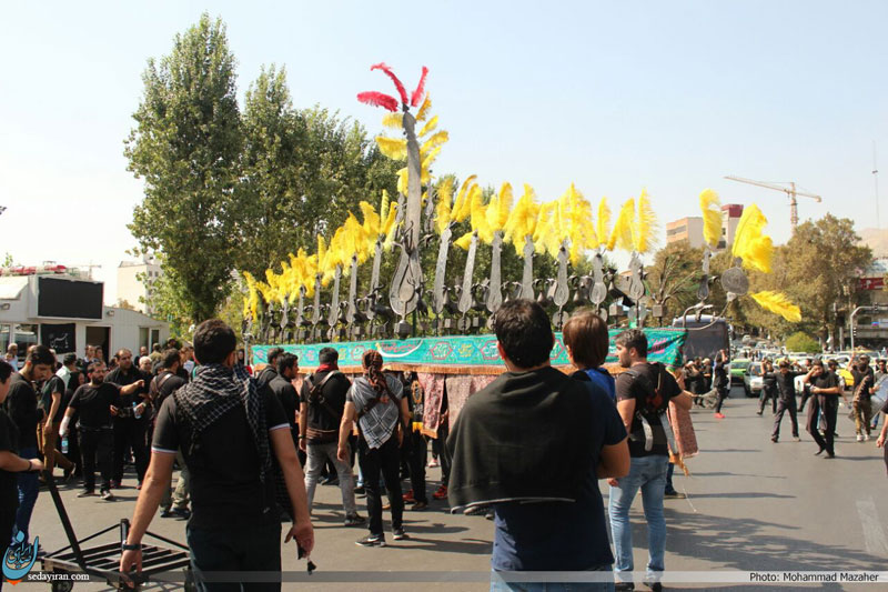 (تصاویر)-آئین تعزیه خوانی درتجریش تهران