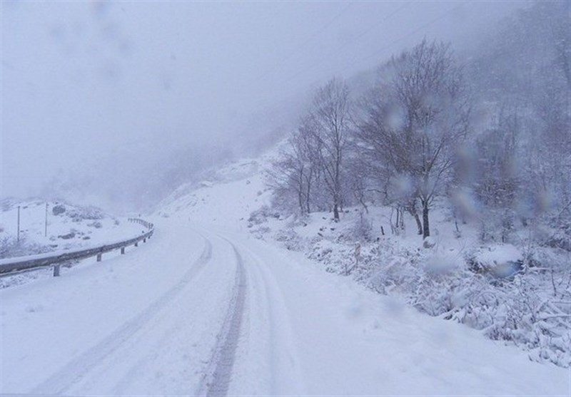 (تصویر) برف در ارتفاعات مازندران