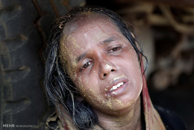 (تصاویر)-چهره های رنج دیده مسلمانان میانمار