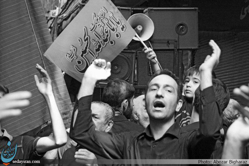 (تصاویر)-مراسم عزاداری تاسوعای حسینی دربازارتهران