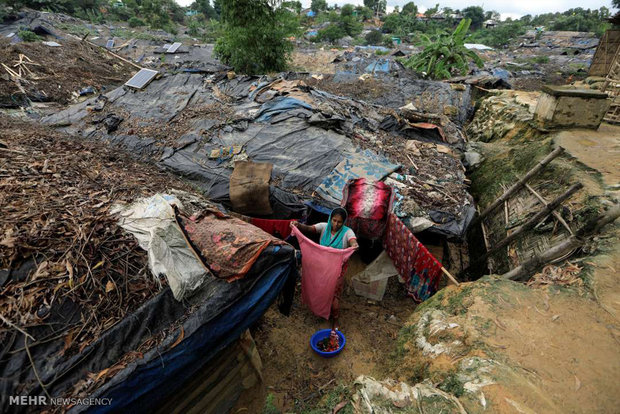 (تصاویر)-کمپ های اسکان مسلمانان روهینگیا
