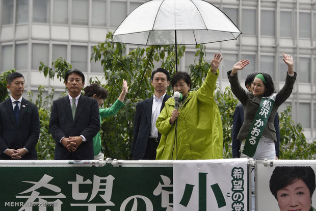 (تصاویر)-رقابت های انتخاباتی در ژاپن