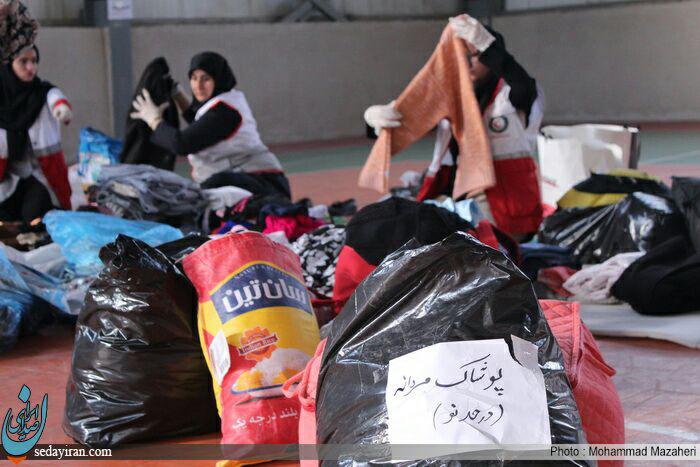 (تصاویر)-کمک های مردمی منطقه14 تهران به زلزله زدگان کرمانشاه