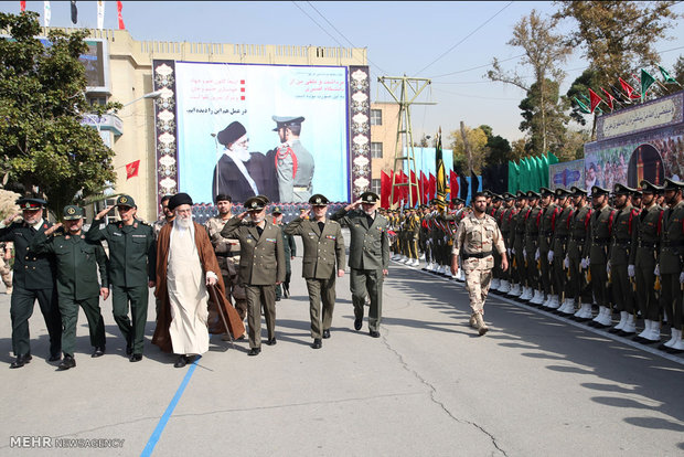 (تصاویر)-مراسم مشترک دانش‌آموختگی دانشجویان دانشگاه‌های افسری ارتش