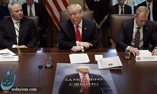 اولین جلسه کابینه ترامپ در سال 2019 با پوستر ضد ایرانی/ ترامپ: کاری کردم که ایران از سوریه و یمن خارج شود