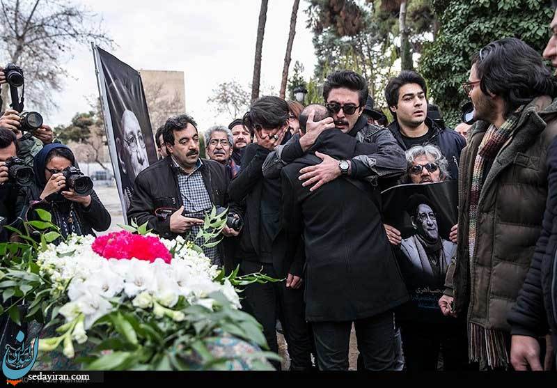(تصاویر) مراسم تشییع پیکر مرحوم حسین محب اهری