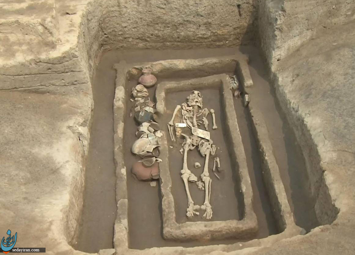 (تصویر) کشف اسکلتی 5000 ساله