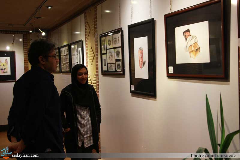 (تصاویر) نمایشگاه آثار نقاشی هنرجویان فرهنگسرای مرتضوی