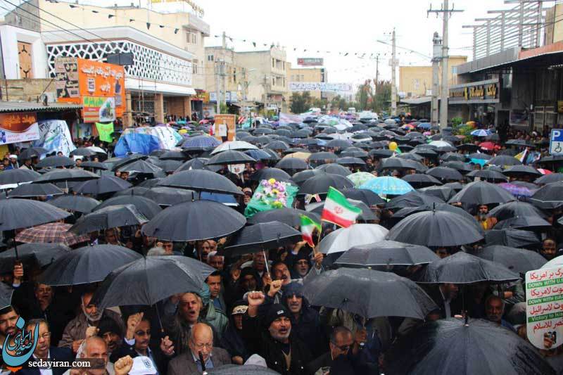 (تصاویر) راهپیمایی چهلمین سالگرد پیروزی انقلاب اسلامی در لارستان