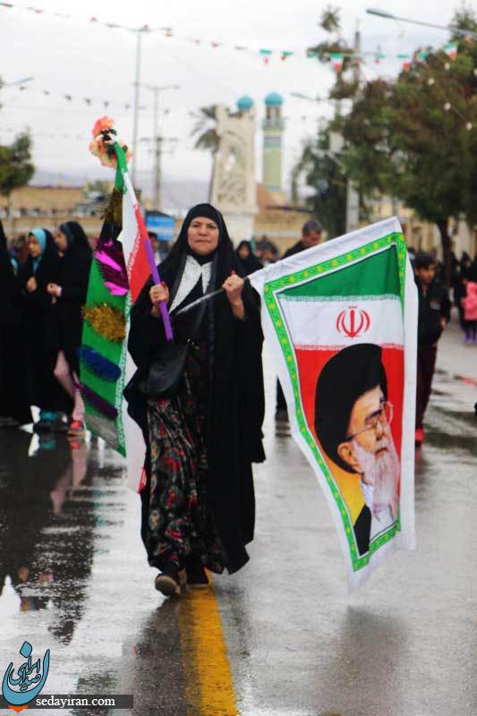 (تصاویر) راهپیمایی چهلمین سالگرد پیروزی انقلاب اسلامی در لارستان