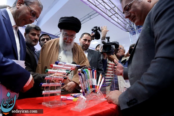 (تصاویر) بازدید رهبر انقلاب از نمایشگاه کالای ایرانی