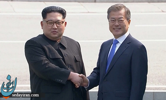دیدار تاریخی رهبران دو کره شمالی و جنوبی + عکس