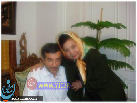 (تصاویر) مشایی در آغوش همسر وزیر خارجه ایران!