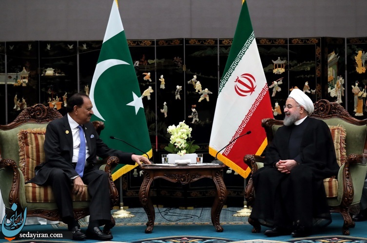 (تصاویر) دیدار روحانی با رئیس جمهور پاکستان در چین
