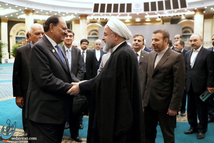 (تصاویر) دیدار روحانی با رئیس جمهور پاکستان در چین