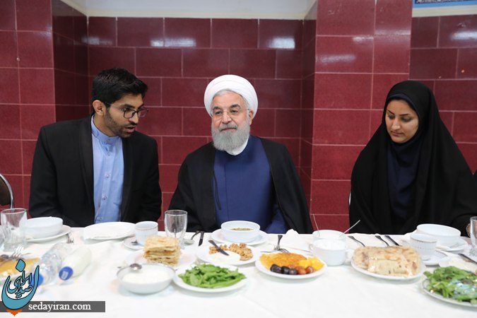 (تصاویر) دیدار روحانی با مددجویان بهزیستی و کمیته امداد