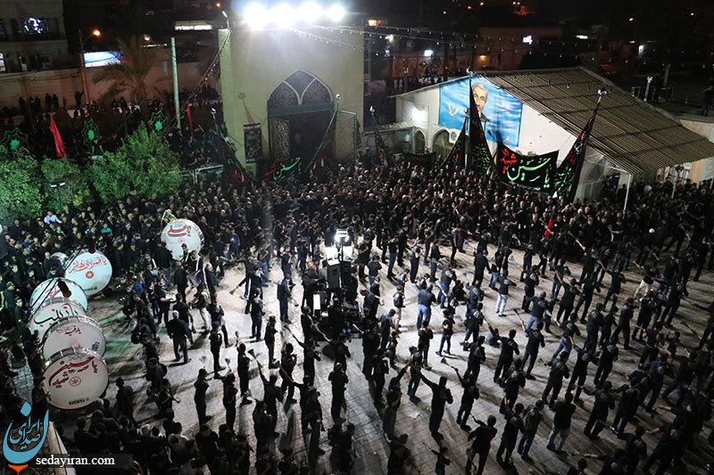 (تصاویر) مراسم عزاداری شب تاسوعای حسینی