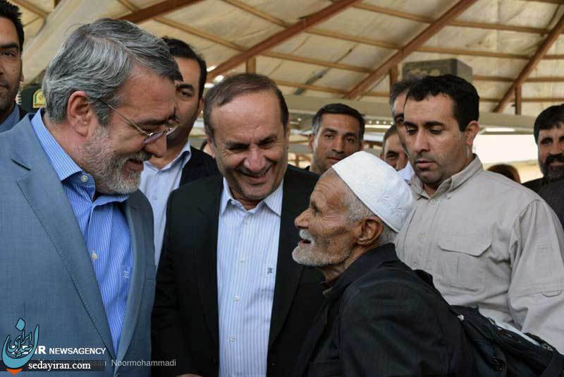 (تصاویر) بازدید وزیر کشور از پایانه مرزی مهران