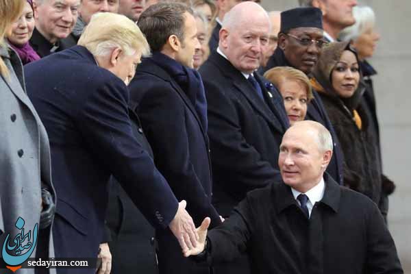 زبان اشاره پوتین و ترامپ در سالگرد جنگ جهانی
