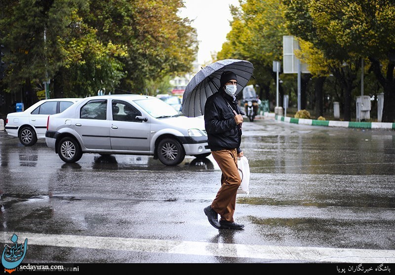 (تصاویر) باران پاییزی تهران