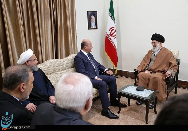 (تصاویر) دیدار رئیس جمهور عراق با رهبر معظم انقلاب