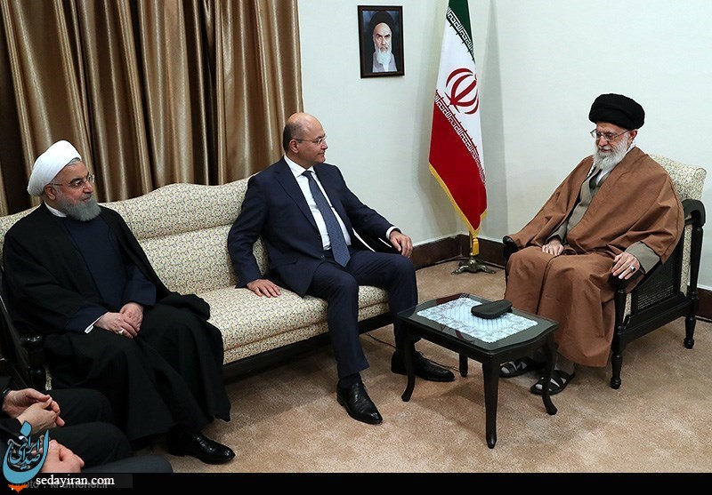 (تصاویر) دیدار رئیس جمهور عراق با رهبر معظم انقلاب