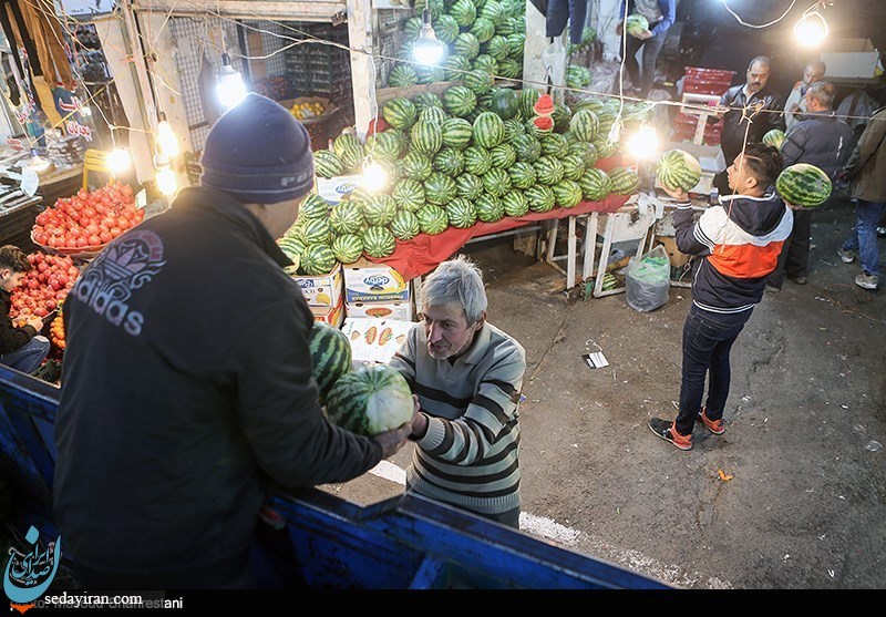 (تصاویر) بازار خرید شب یلدا