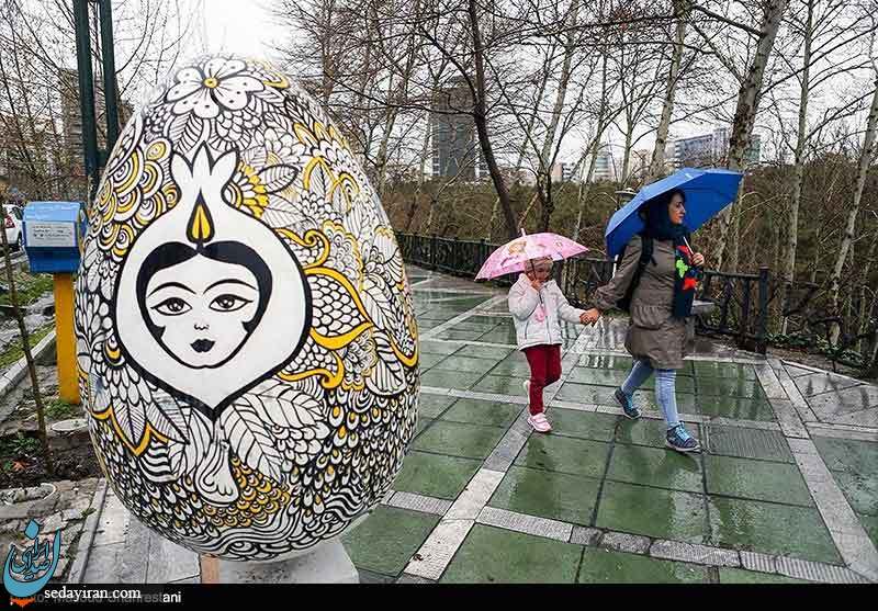 (تصاویر) باران بهاری در تهران