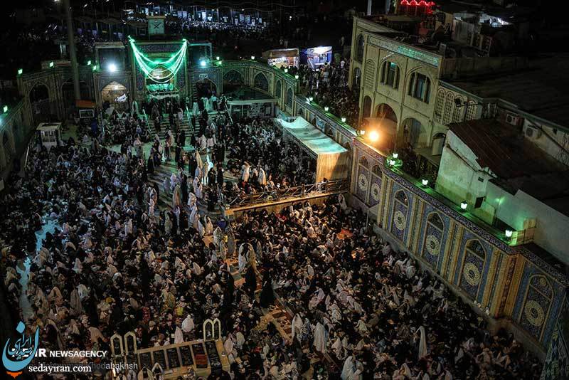 (تصاویر) مراسم احیای شب نوزدهم ماه مبارک رمضان در امامزاده صالح (ع)