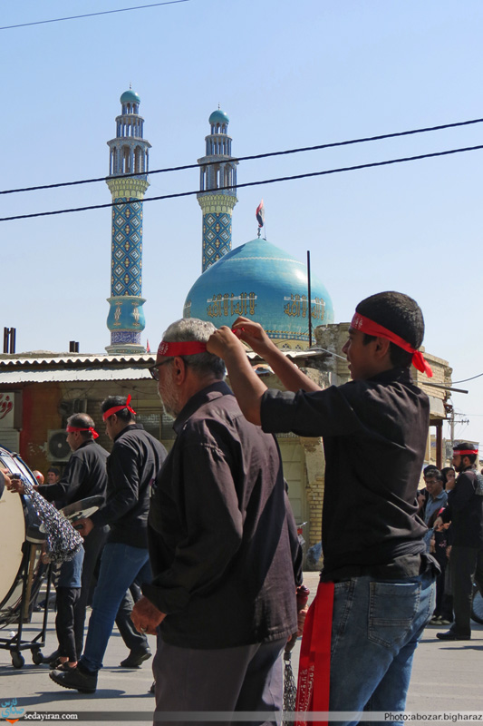 (تصاویر) عزاداری اربعین حسینی(ع) در شهرستان لارستان