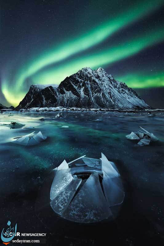 (تصاویر) پدیده زیبای شفق قطبی