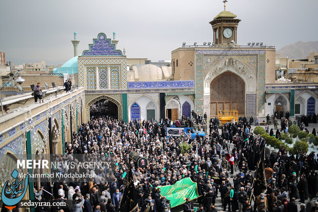 تصاویری از مراسم تشییع آیت الله محمدی ری شهری