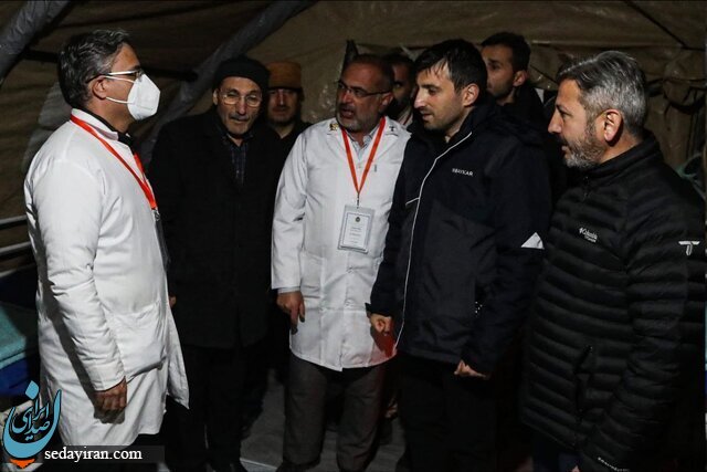 (تصاویر) بازدید داماد اردوغان از بیمارستان صحرایی ارتش ایران