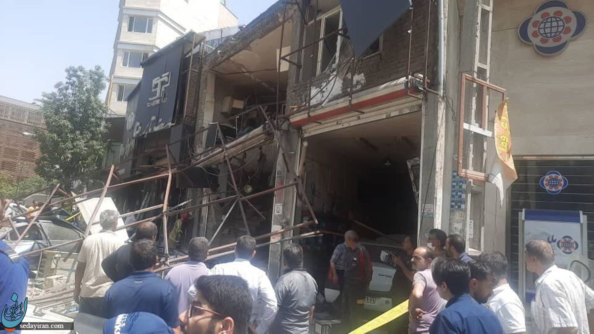 جزییات انفجار در قیطریه تهران   مصدومیت 4 نفر   4 خودرو سوخت