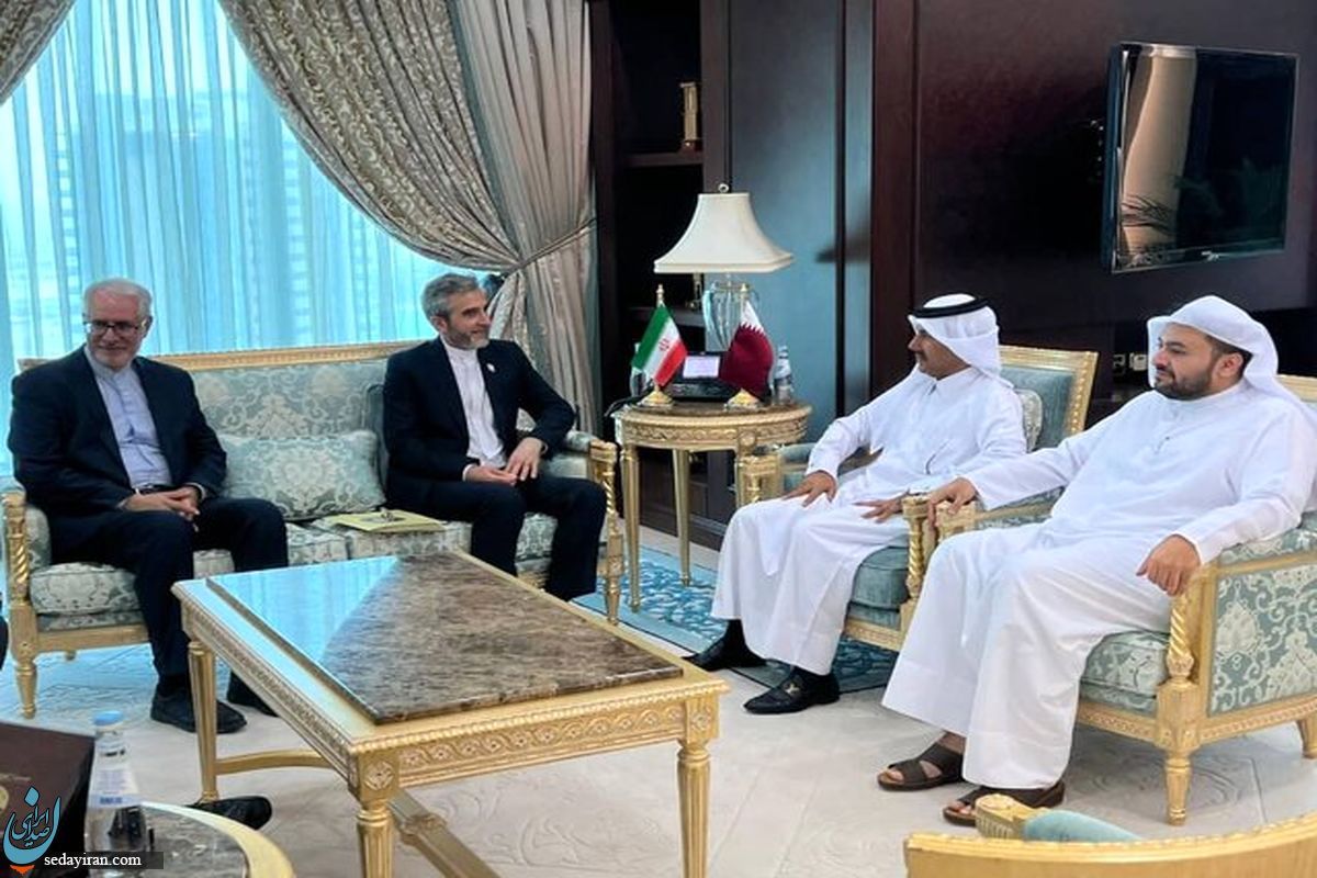 دیدار باقری کنی با وزیر خارجه قطر