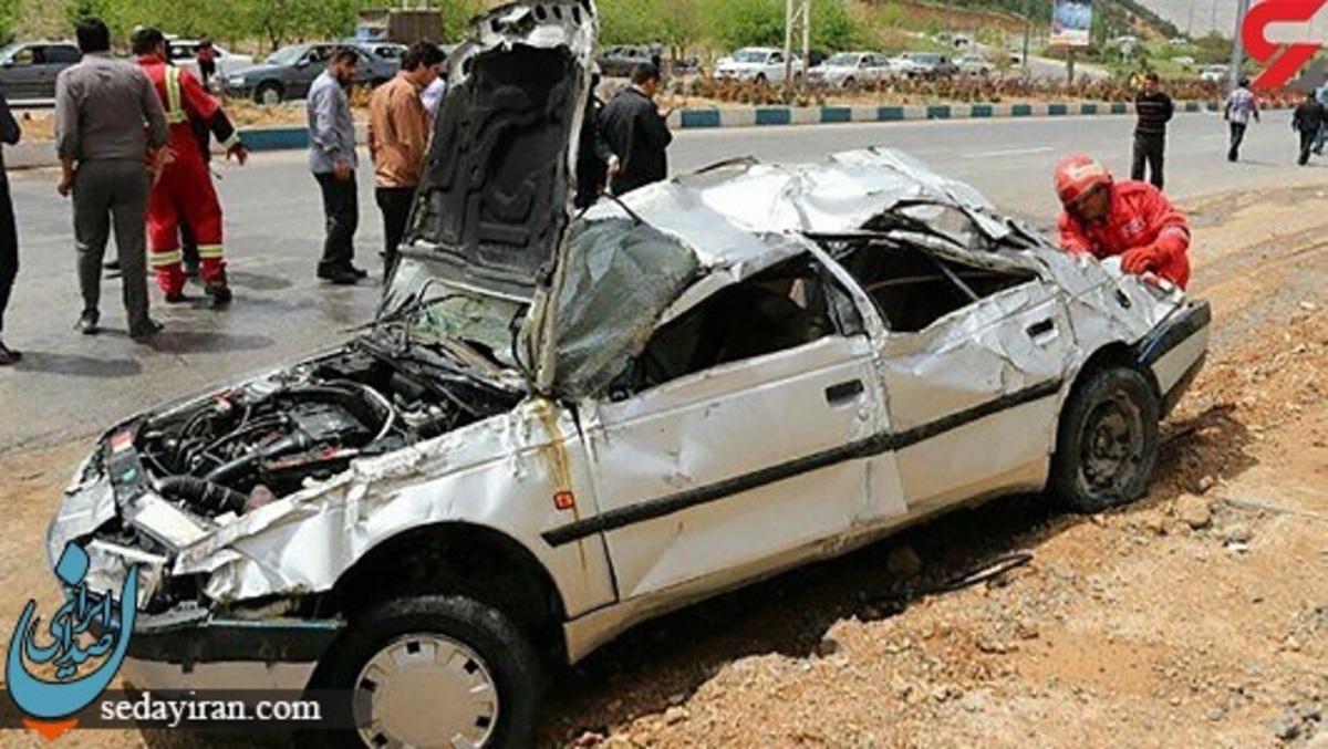 تصادف خودرو سواری زائران اربعین در نهاوند   2 نفر کشته شد