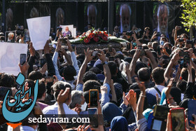 (تصاویر) مراسم تشییع هوشنگ ابتهاج