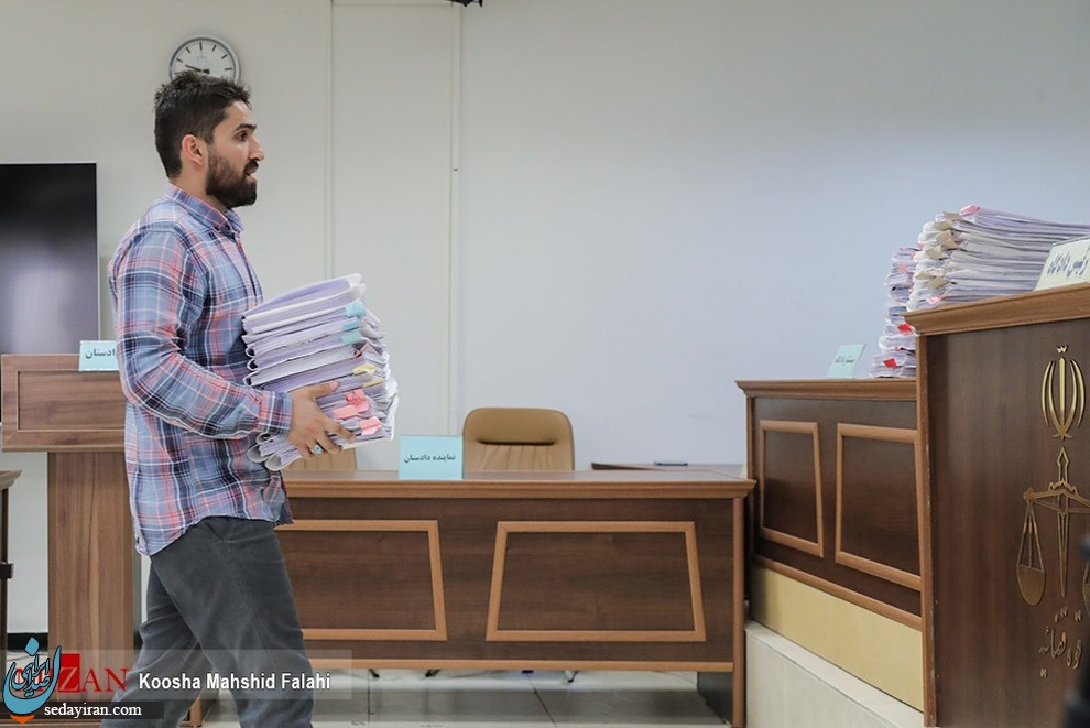 (تصاویر) برگزاری اولین جلسه دادگاه میلاد حاتمی