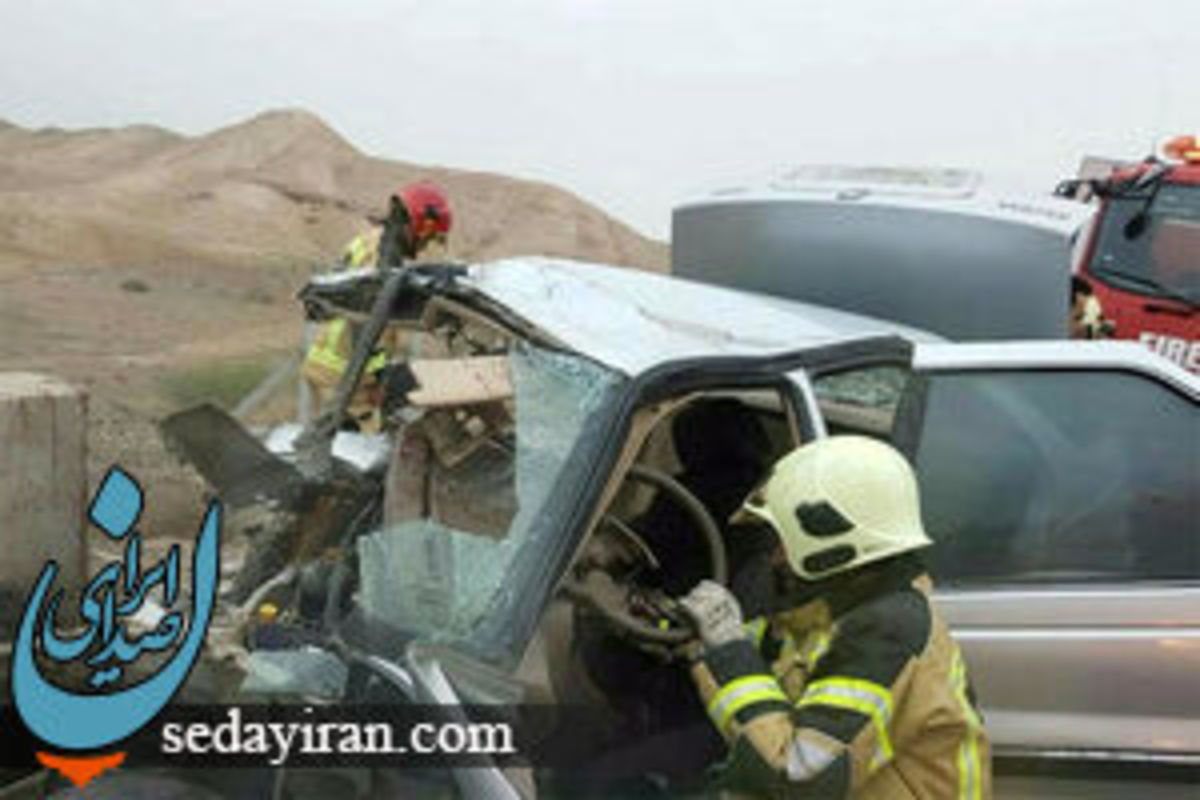 تصادف وحشتناک پژو با کامیون در محور یاسوج به اصفهان   5 کشته و 8 مصدوم تاکنون
