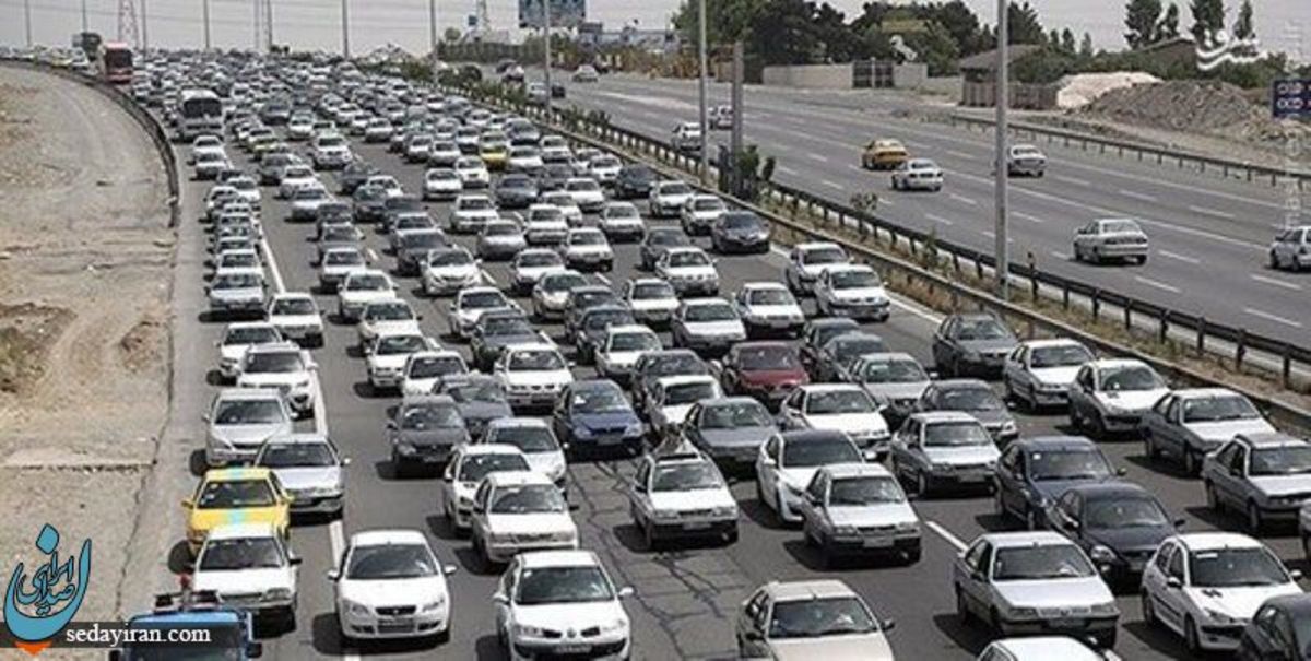 ترافیک سنگین در آزاد راه تهران_ قزوین_ کرج امروز 9 آبان 1401