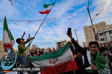 (تصاویر) شادی مردم اردبیل پس از پیروزی تیم ملی ایران