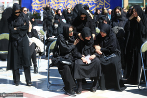 (تصاویر) مراسم تشییع بتول فیروزان