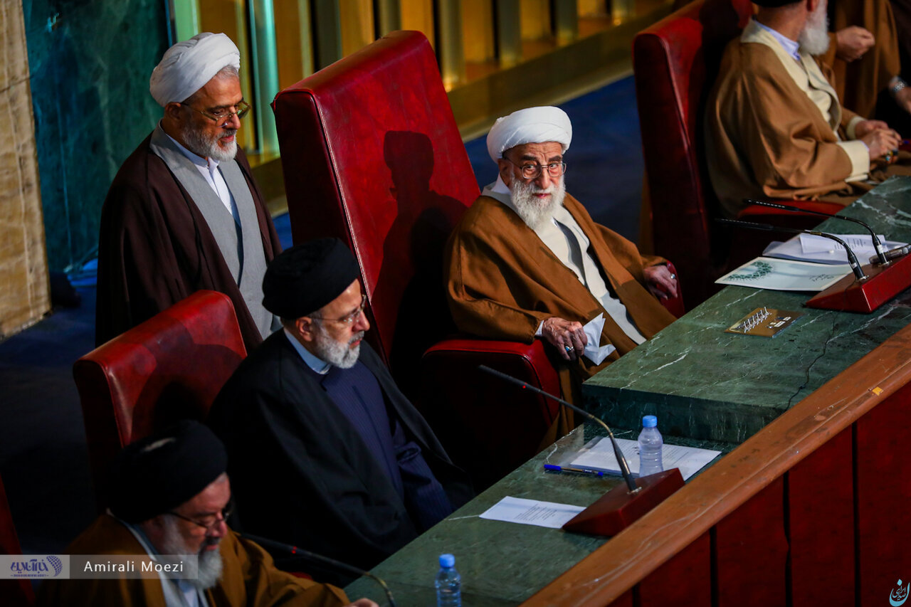 آخرین حضور حسن روحانی و احمد جنتی در خبرگان