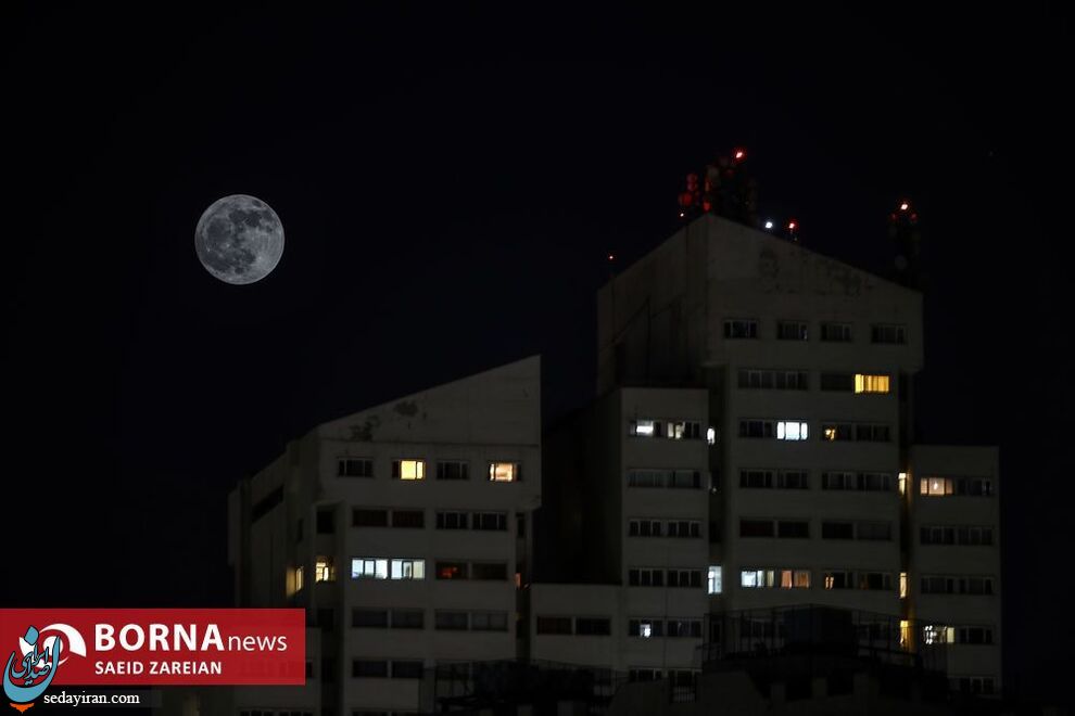 (تصاویر) پدیده «ماه نو» در آسمان تهران