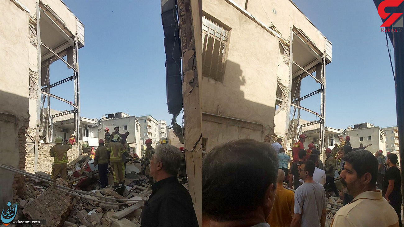 انفجار ساختمان در محله جوانمرد قصاب